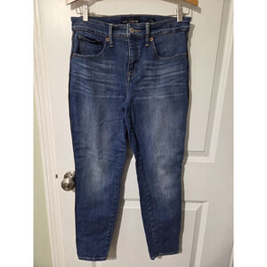 Lucky Brand Ava Skinny Jeans Straight 8/29 Blue Denim Stretch Measures 29x26